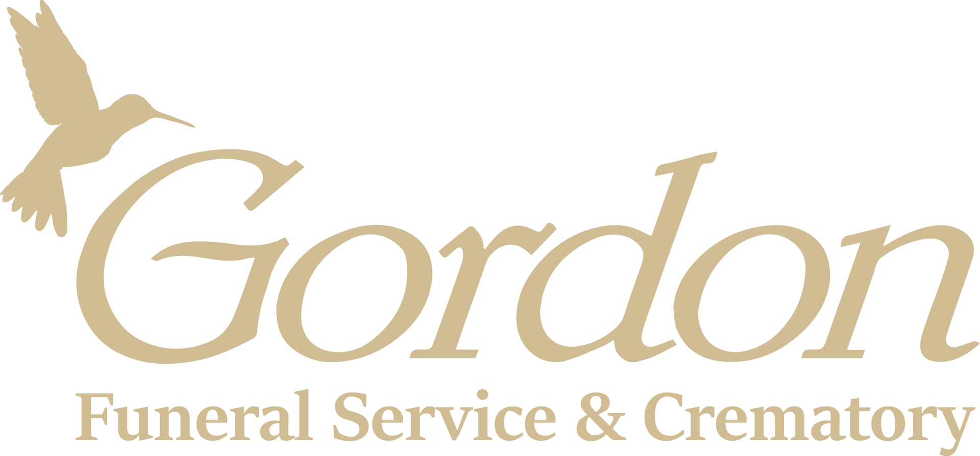 Gordon Funeral Service & Crematory tan Logo footer