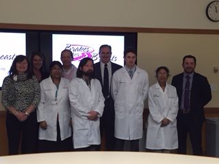 Research Team focused on cancer vaccines at 2014 Check Presentation | Brakes For Breasts