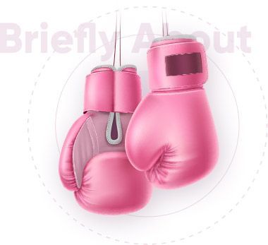 Pair of Pink Boxing Gloves - Brakes For Breasts