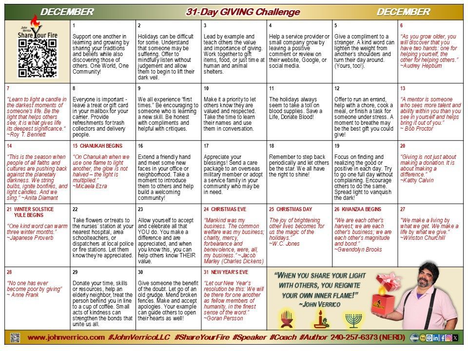 30-Day Resilience Calendar
