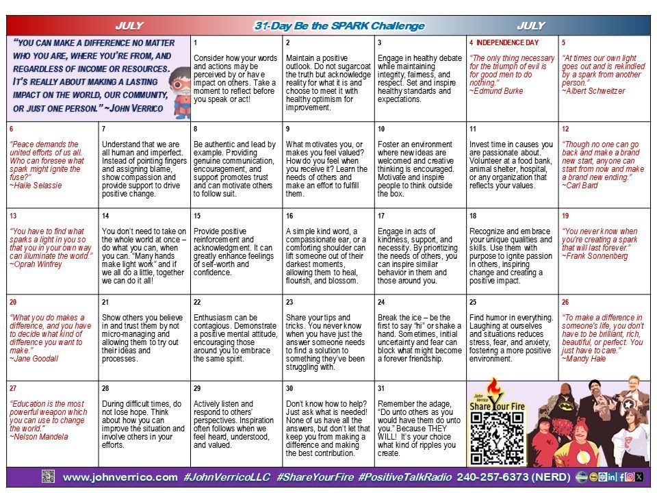30-Day Resilience Calendar