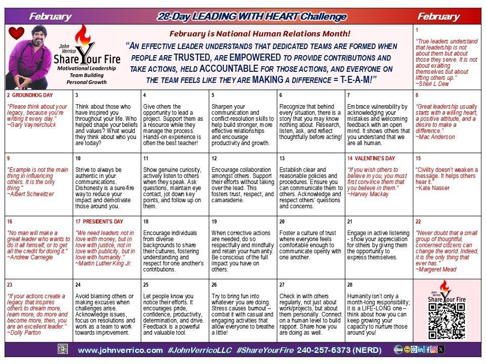 30-Day Resilience Calendar