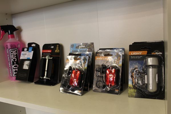 bikes locks and lights