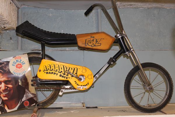 retro 'The Fonz' chopper bike