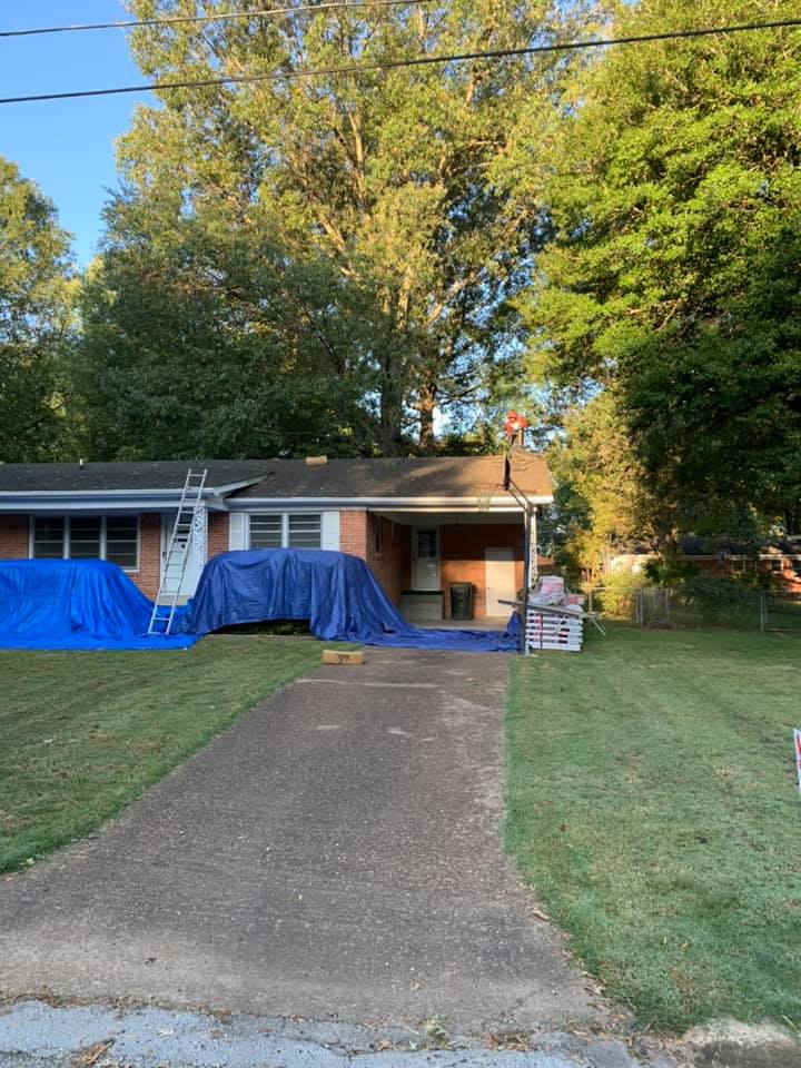 Roofing Work Ongoing — West TN — Mark’s Roofing Company