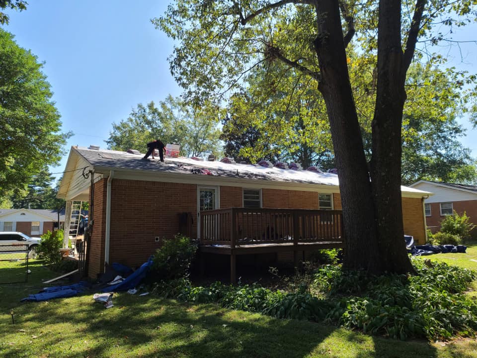 Roof Installation For Brick House — West TN — Mark’s Roofing Company