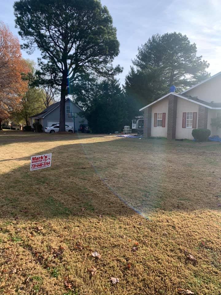 Work Undergoing On House — West TN — Mark’s Roofing Company