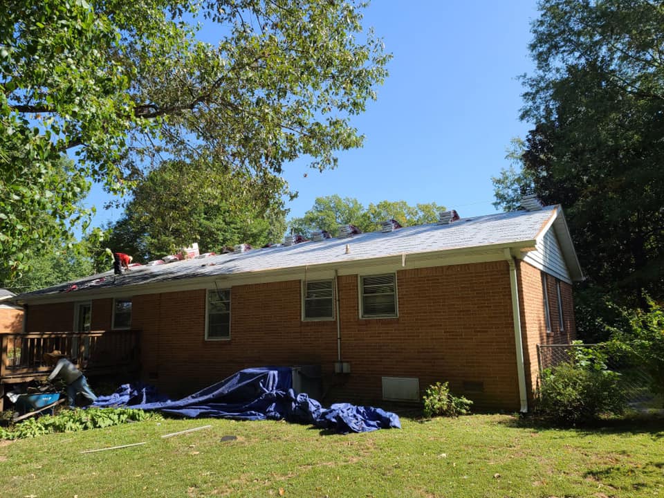 Brick House Roofing Work — West TN — Mark’s Roofing Company