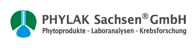 Das Logo der Phylak Sachsen GmbH ist auf weißem Hintergrund abgebildet.