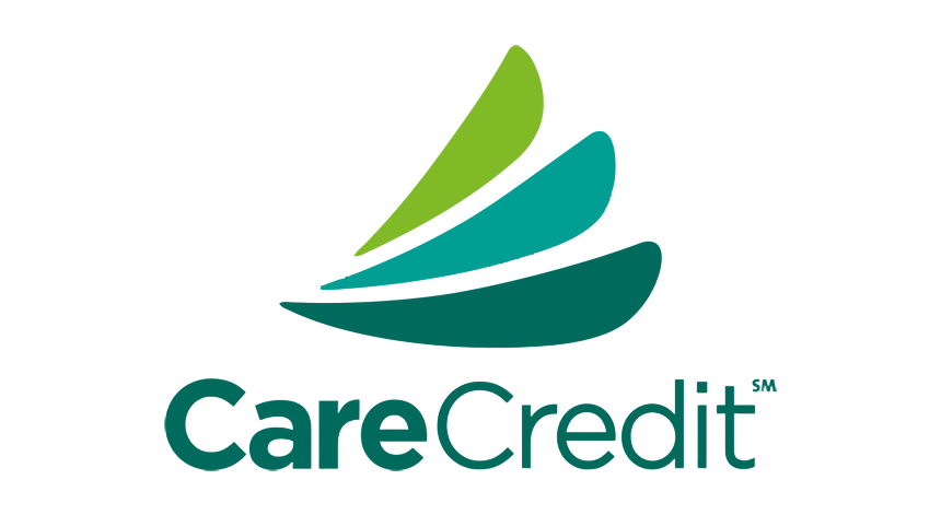 CareCredit logo with stylized green swooshes above the brand name in teal.