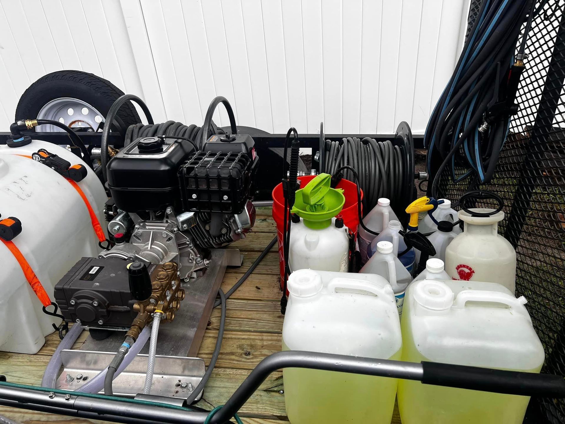 Plastic Container And Black Machine | Spring Hill, FL | A-10 Cleaning Solutions