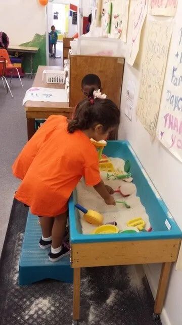 Kids Playing With Sand — York, PA — Sunshine Christian Daycare / Learning Center