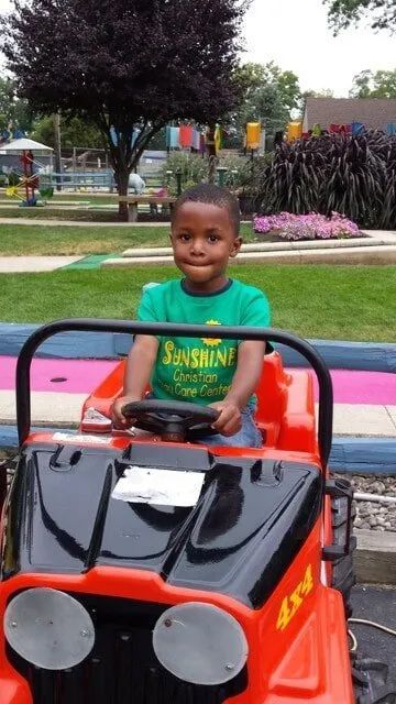 Boy In Toy Car — York, PA — Sunshine Christian Daycare / Learning Center
