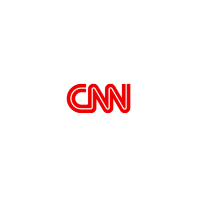 The cnn logo is red on a white background.