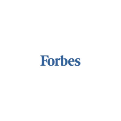 The forbes logo is on a white background.