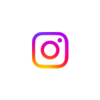 A colorful instagram logo on a white background.