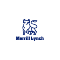 The logo for merrill lynch is a bull with a lion 's tail.