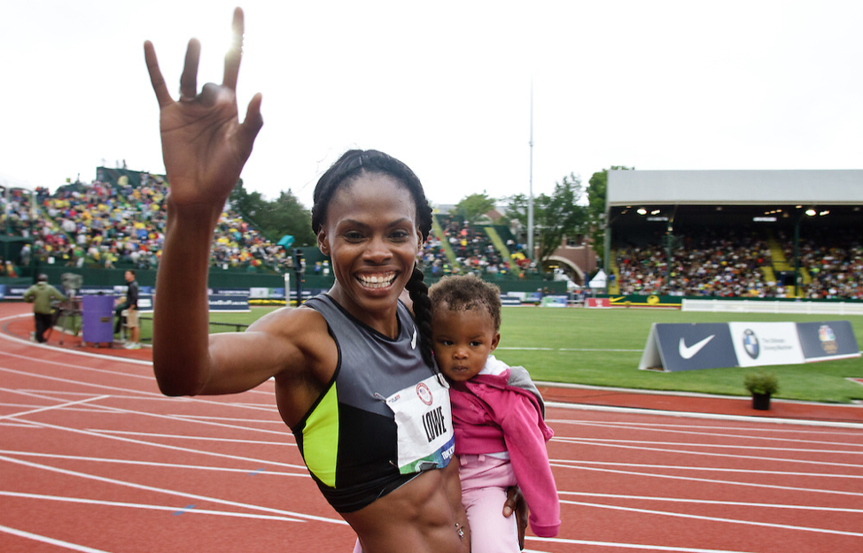 Chaunte Lowe persevering and trailblazing to become best in the world after second pregnancy
