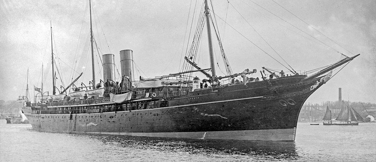 SS  Arato (HMS Viknor) courtesy State of Victoria Library