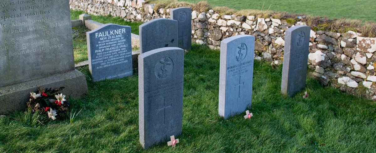 Photo of War Graves at Ballintoy by Art Ward