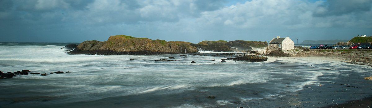 Photo of  the Wee Bay at Ballintoy Harbour by Art Ward