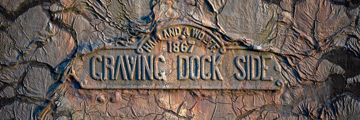 Graving Dock Plate photograph by Art Ward
