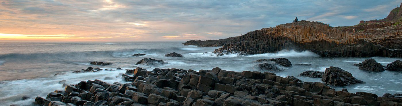 Photo - Causeway Stones sunset by Art Ward