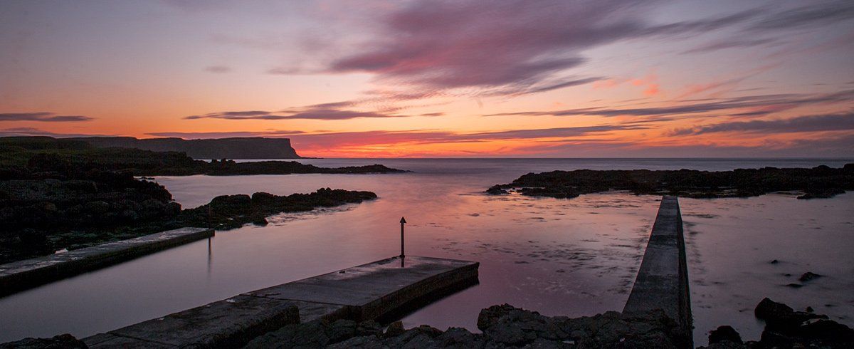 Dunseverick Harbour by Art Ward ©