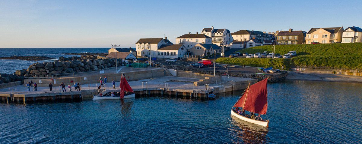 Portballintrae Harbour by Art Ward ©