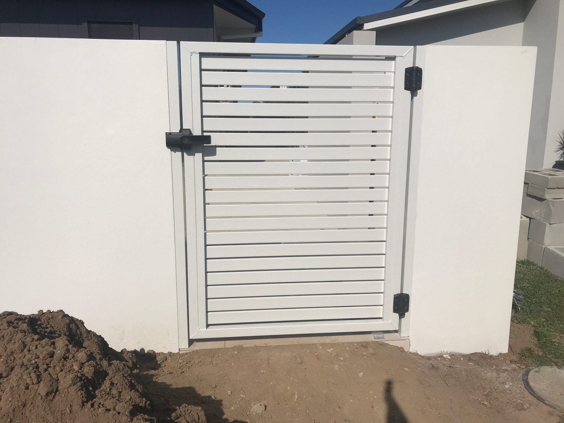Slatted Privacy Door Gate — Grafton Sheetmetal in Grafton, NSW