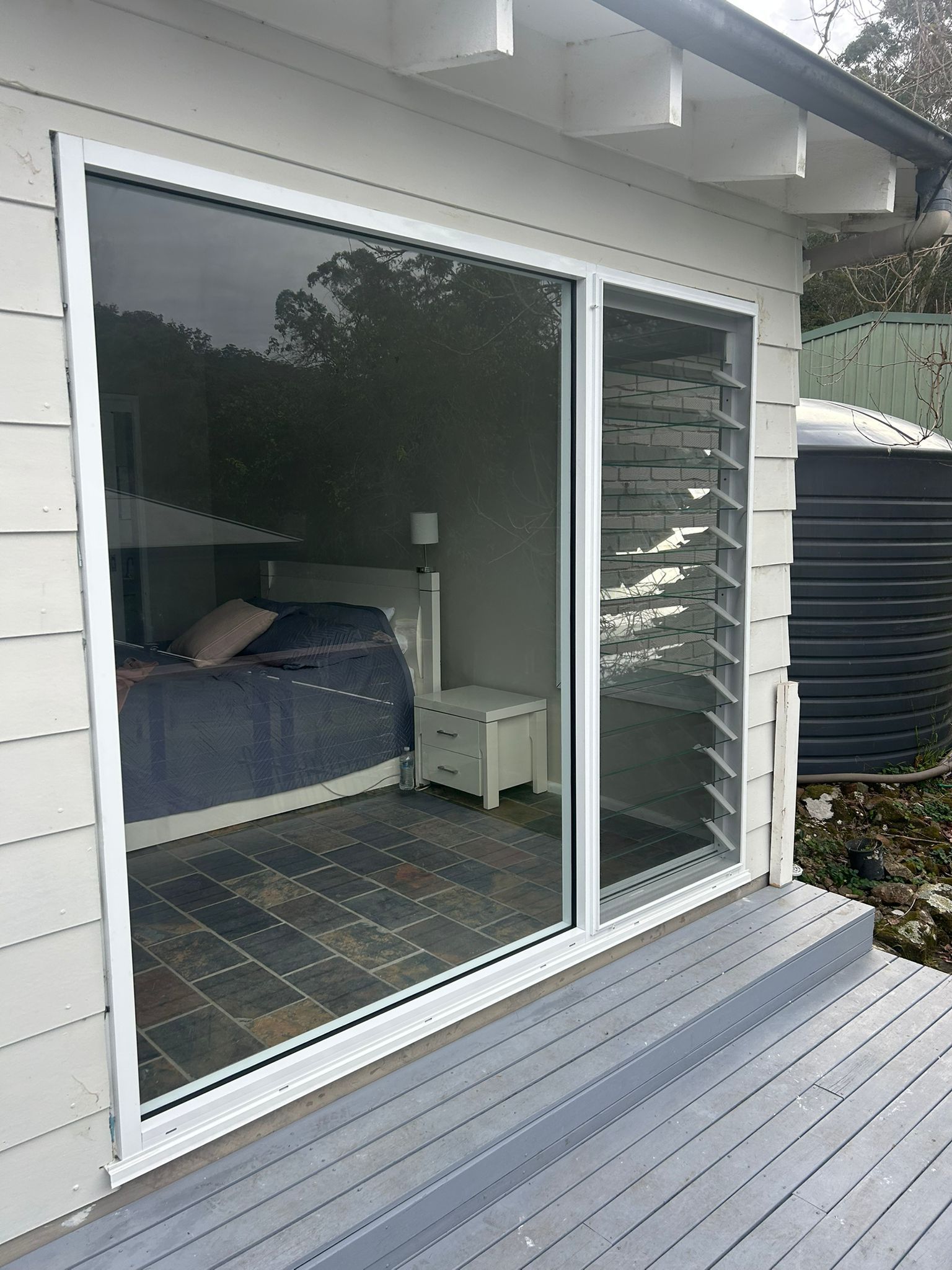 New Glass replacement for a glass door — Reflect Glass In Tuggerah, NSW