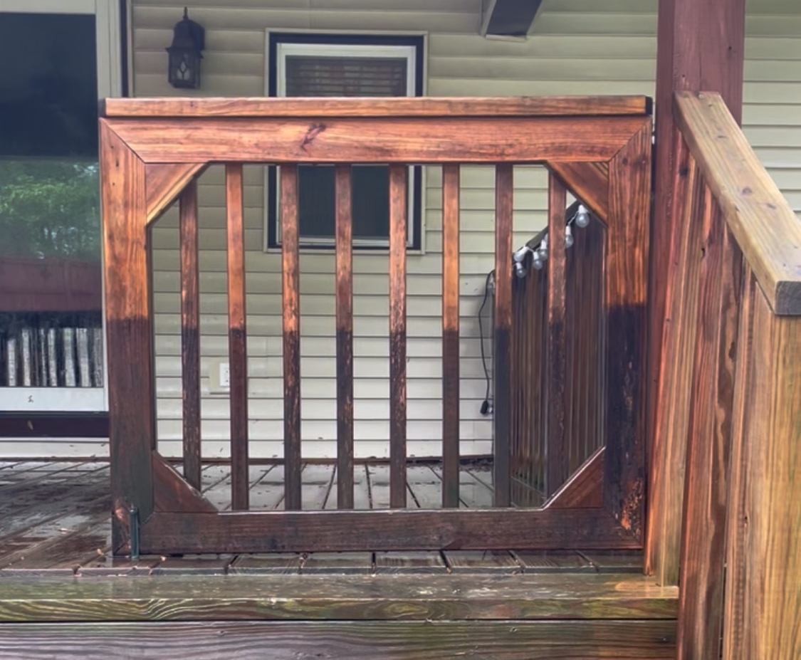 Restore the look of your old fence or deck with powerwashing
