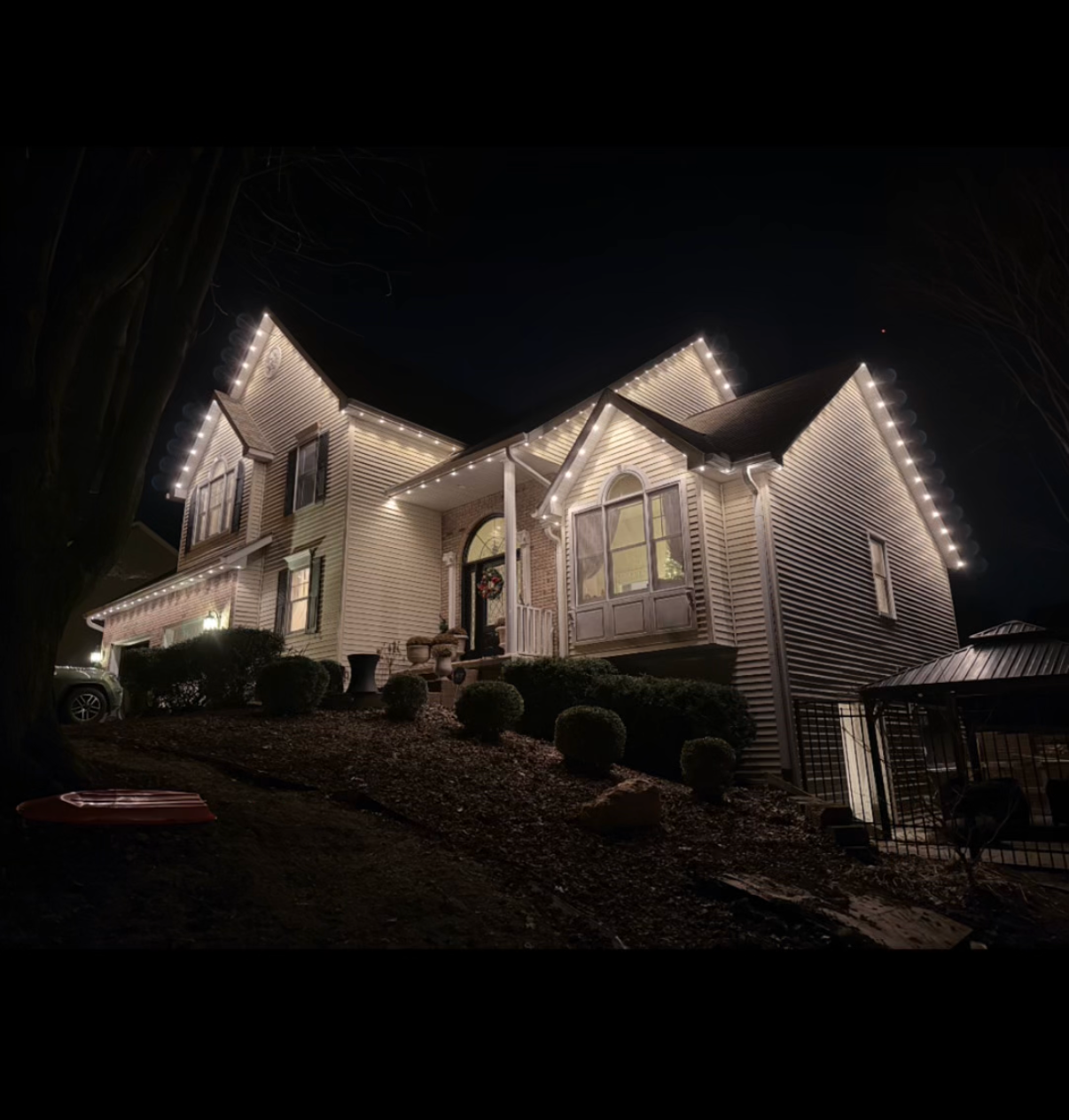 permanent lights installation