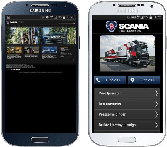Scania-mobiltilpasset