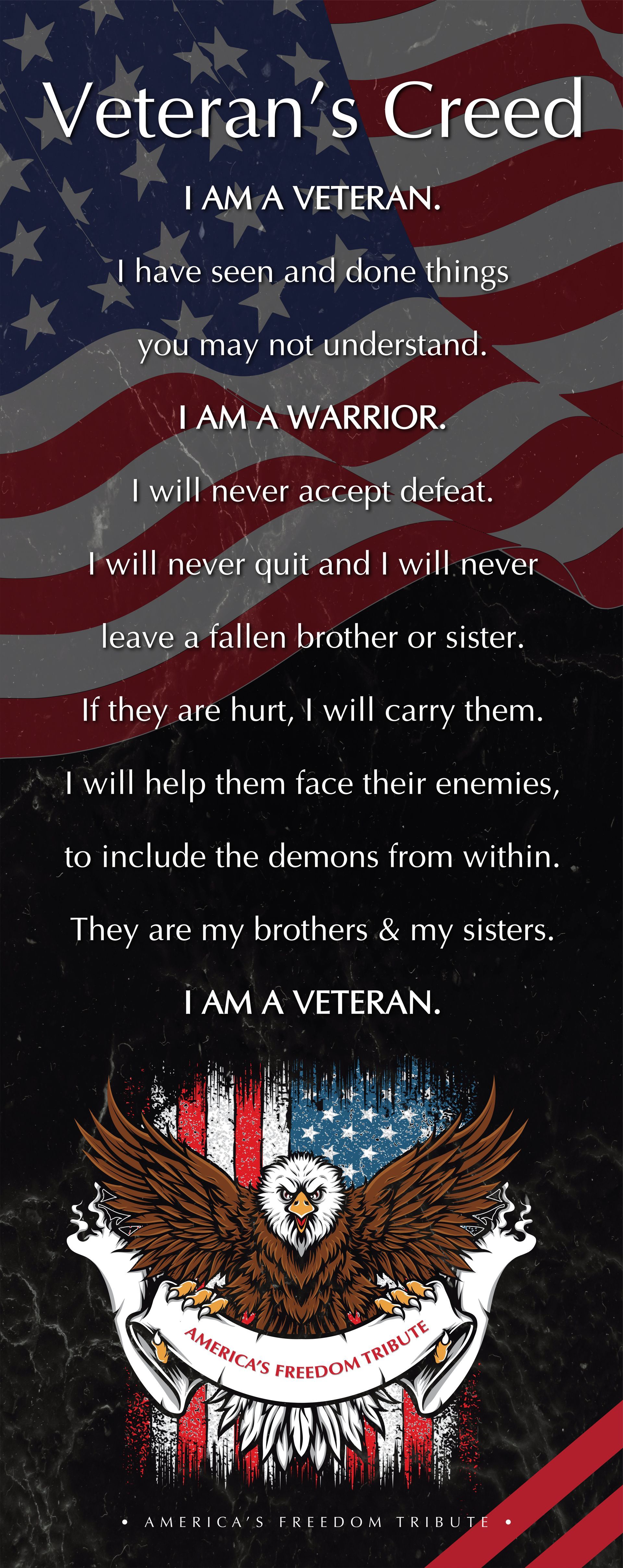 Veteran creed
