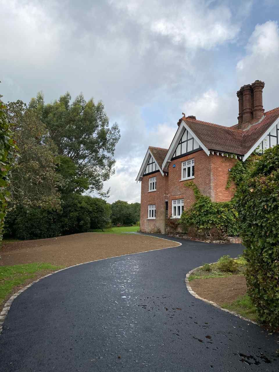 paved driveway