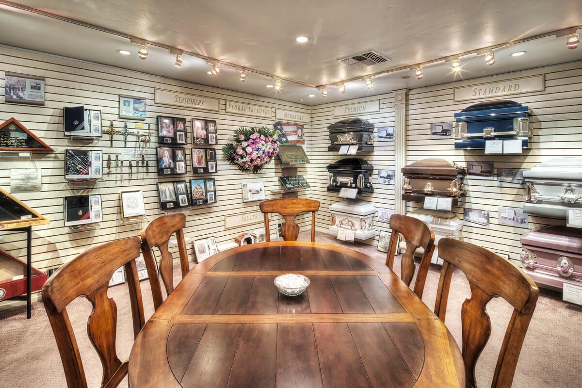 Angeleno Valley Mortuary's Showroom Seating