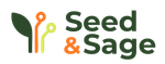 The Seed and Sage logo showcases a blend of technology and natural growth.