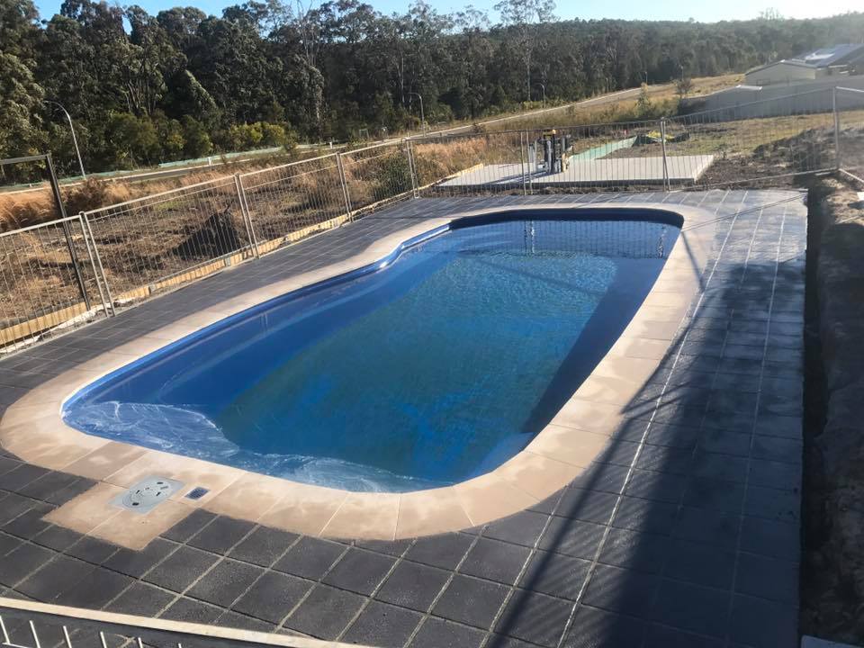 New Pool with Concrete — AJ's Concreting Services in Taylors Beach, NSW