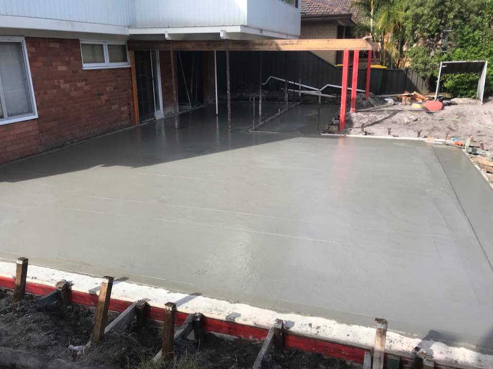 Wet Concrete — AJ's Concreting Services in Taylors Beach, NSW