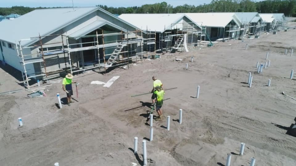 Construction Site — AJ's Concreting Services in Taylors Beach, NSW