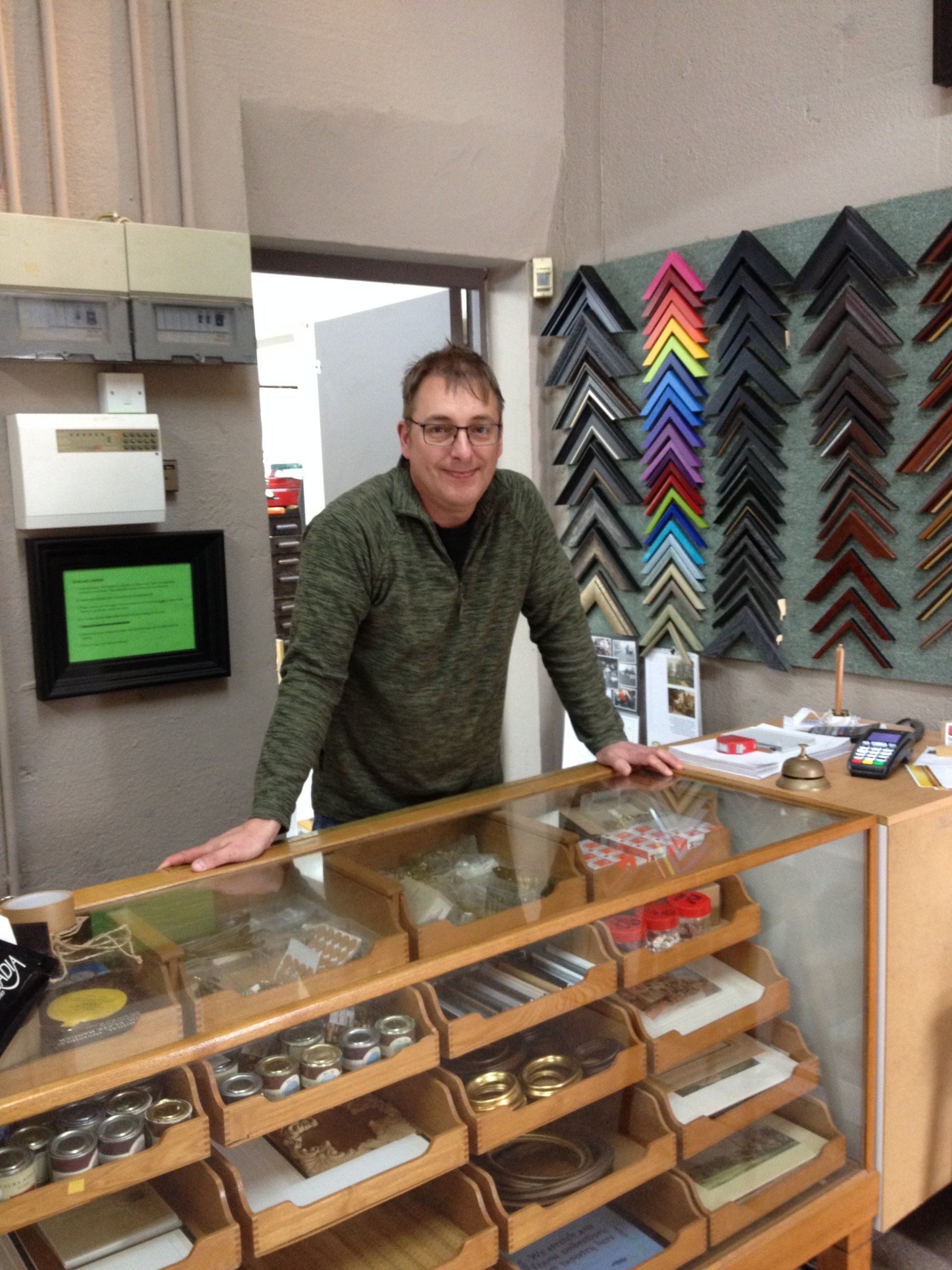 David the picture framer at K-Frames Oad Street Sittingbourne Kent