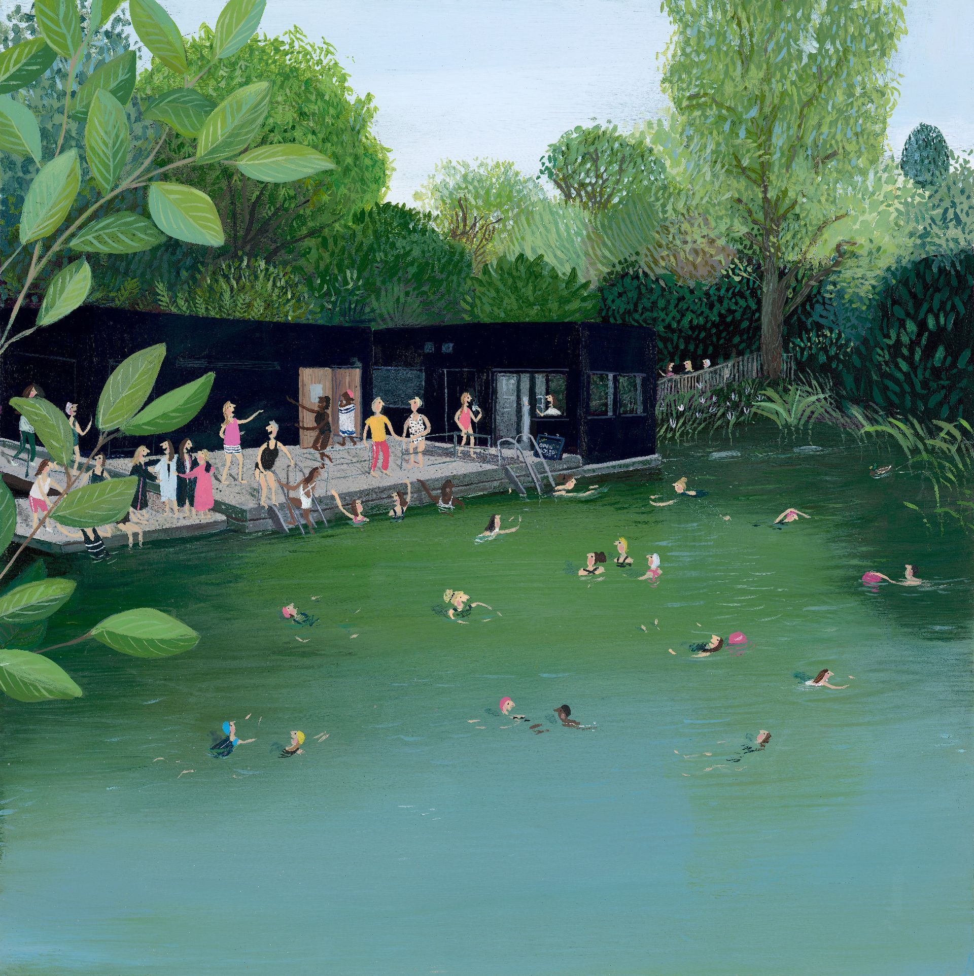 The Ladies Pond limited edition print by Jenni Murphy at K-Frames