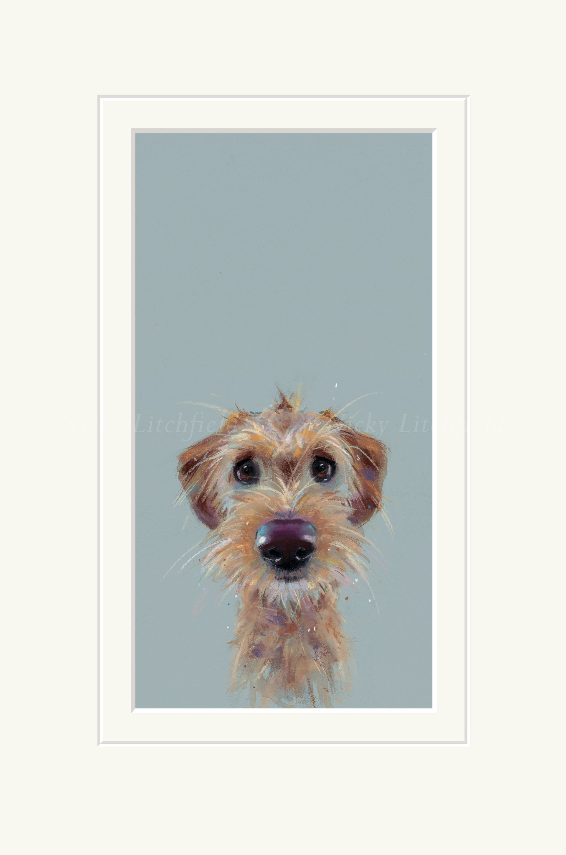 Scruff print by Nicky Litchfield