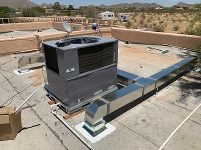Outdoor Unit of HVAC — Glendale, AZ — Tek1 Mechanical LLC
