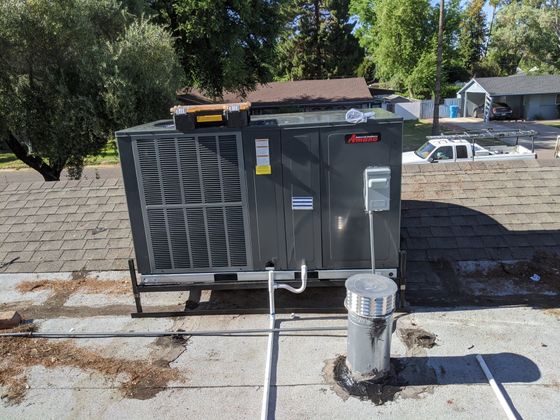 Air Conditioning Installed on the Roof — Glendale, AZ — Tek1 Mechanical LLC