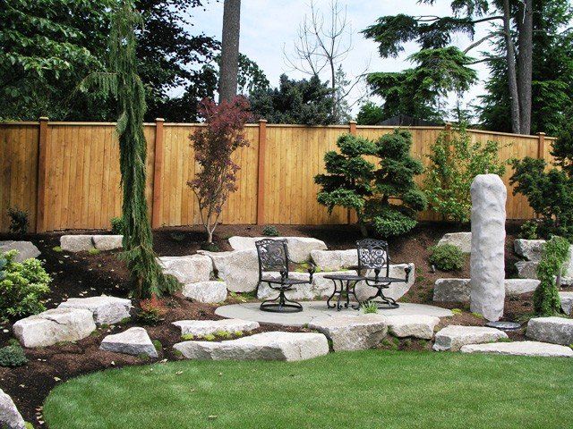 Patio With Cedar Fence — Marysville, WA — Premier Fence, Inc.