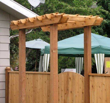 Wooden Arbor Style — Marysville, WA — Premier Fence, Inc.