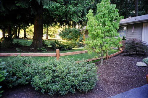 Split Rail In The Garden — Marysville, WA — Premier Fence, Inc.