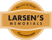 Larsen's Memorials Logo